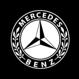 Mercedes-Benz electric vehicle brand logo
